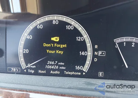 2011 Mercedes-Benz S 550 from USA, damaged, VIN WDDNG7BB7BA362371